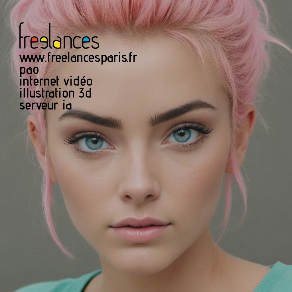 Pao mise en page internet vidéo illustration 3d serveur IA générative AI freelance paris studio de création magazines 8l5w1ti0